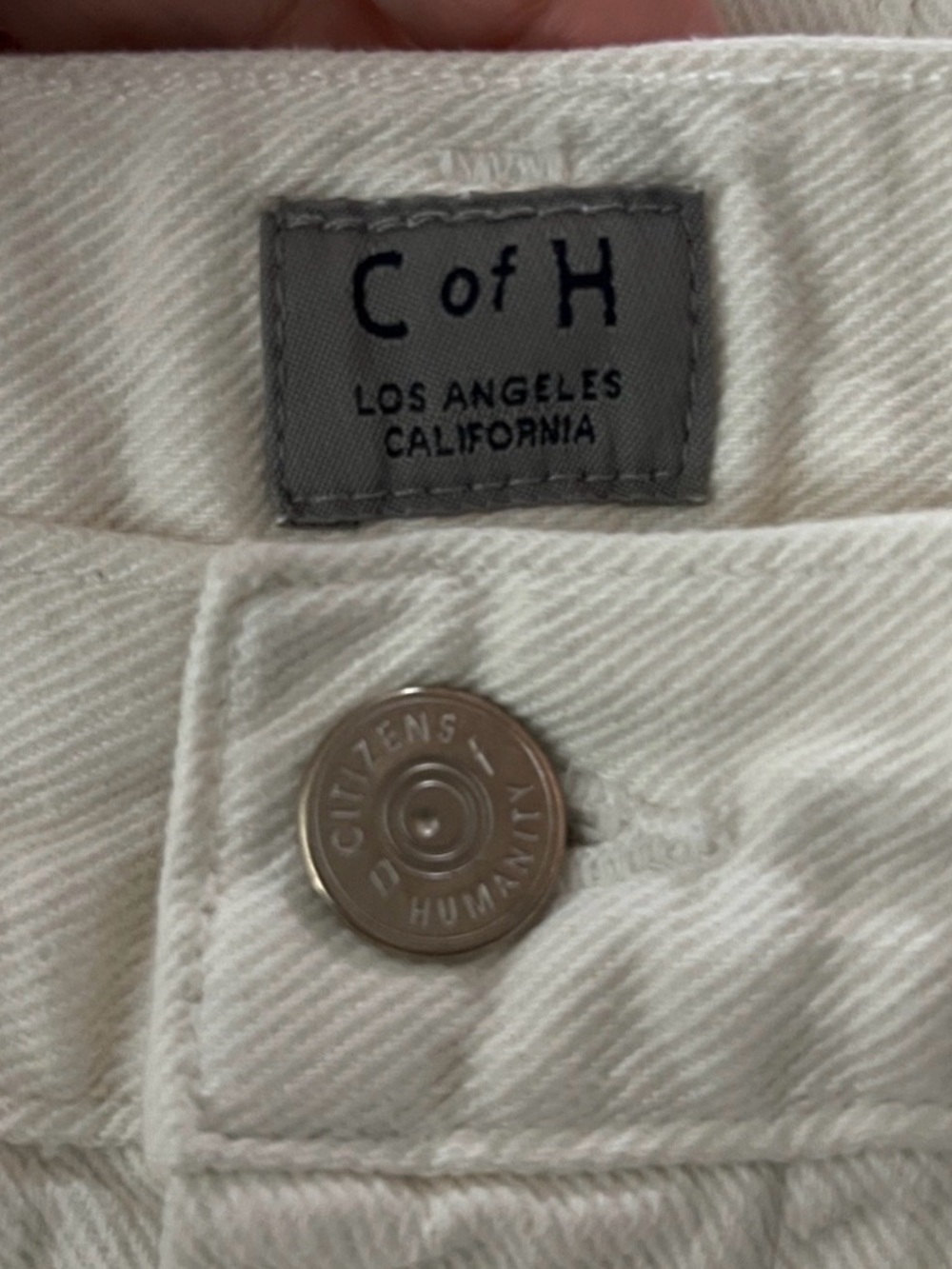 Citizens Of Humanity White Wide
Leg Crop Jean Women's 26 - Picture 3 of 6